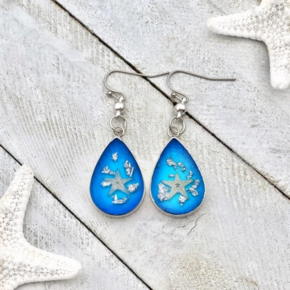 REDUCED!! Under the Sea Starfish Earrings